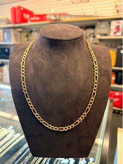 10KT Solid Figaro Chain 44246-1
