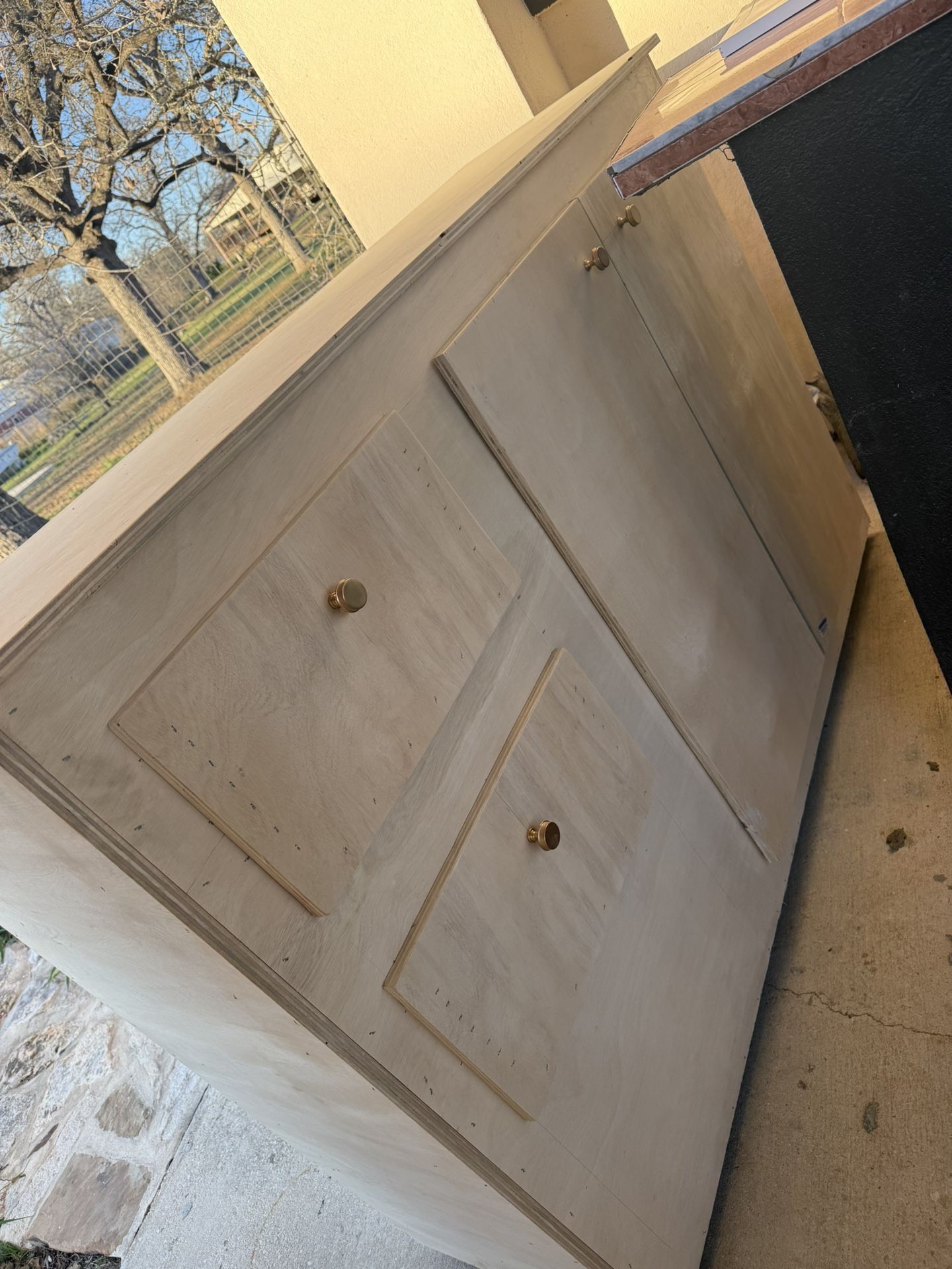 Home Made Wooden Dresser