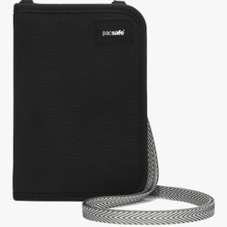 Pacsafe Rfidsafe V150 Anti-theft Blocking Compact Passport Wallet, Black