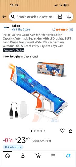 Water gun.