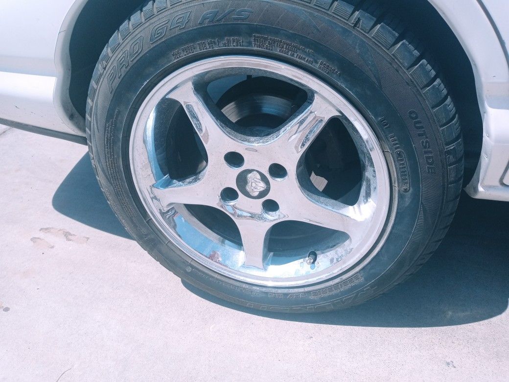 16 Inch Wheels Cobra Style Wheels/tires Fox Mustang.