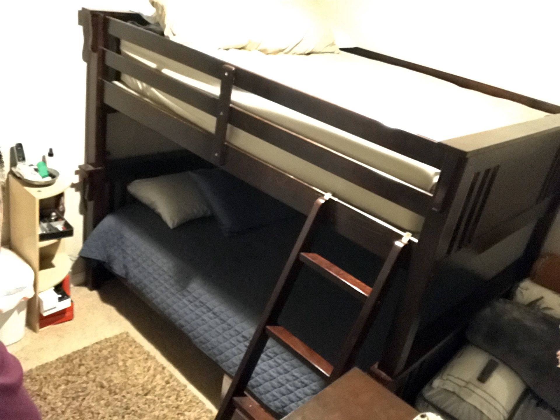 Full over full size bunk beds!
