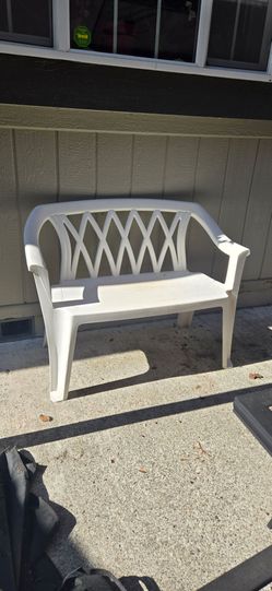 Plastic bench