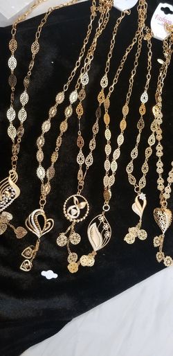 Rose gold imitation jewelry