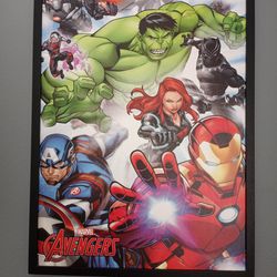 Marvel Super Heros framed pictures 
