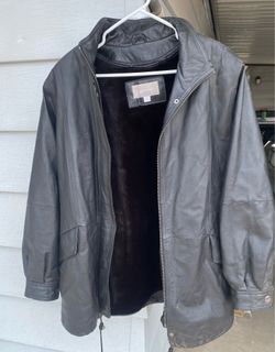 Croft and Barrow Leather jacket size XL