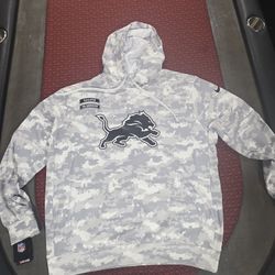 AIDEN HUTCHINSON And ST. BROWN  Salute To Service-Detroit LIONS HOODIE