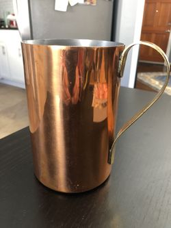 Copper & Brass Pitcher