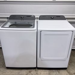Samsung Xl Capacity Washer Dryer Set Electric 