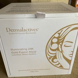 Dermalactives Illuminating 24k Gold Infusion Mask 2.03 Ounces New