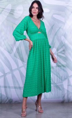 Beautiful Green Dress-Brazilian Brand