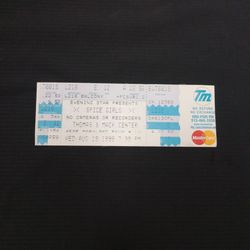 Very Rare Old Unused SPICE GIRLS Concert Ticket Las Vegas 1998