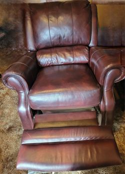 Leather Rocking Recliner