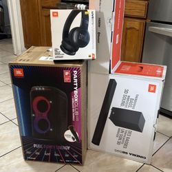 JBL SUPER BUNDLE for SUPERBOWL - JBL Partybox Live 120 - JBL Live 675NC - JBL Cinema SB595