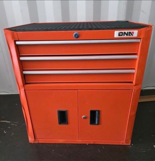 3 Drawer Rolling Tools Chest Storage Cabinet Mechanic Tool Cart Trolley Garage Warehouse Workshop