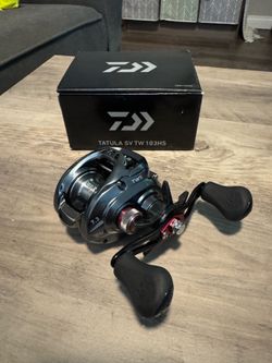 ‼️New Daiwa Tatula SV TW103hs Baitcasting fishing reel.