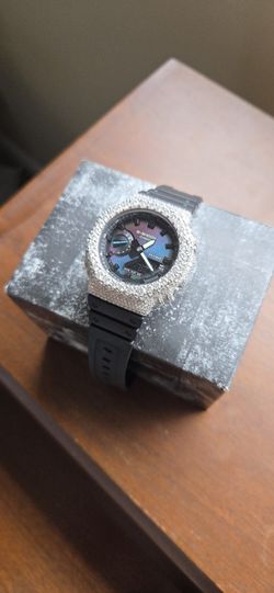 Original G Shock Iced Out Passes Diamond Tester
