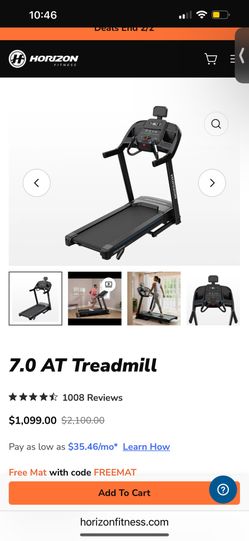 Horizon Fitness Studio Treadmill