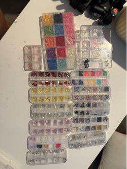Nail Gems and Rhinestones