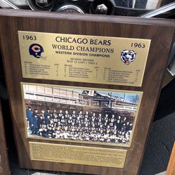 1963  CHICAGO BEARS  1963