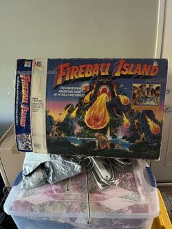 Vintage 1986 Fireball Island Complete Playable Boxed