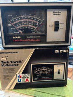 Sears vintage Solid State Tach/Dwell/Voltmeter