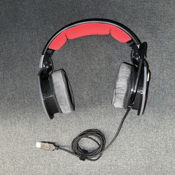 Wired USB headset with retractable mic 