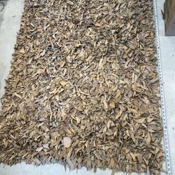 Leather Shag Rug