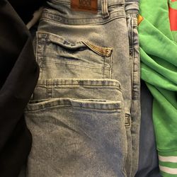 Assorted Pants Size 34 W Smugglers Jordan Craig Etc..