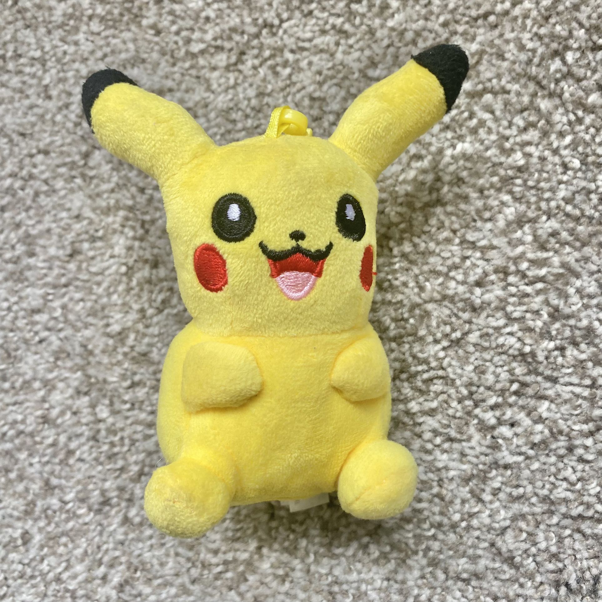 Pokémon Pikachu Yellow Plush Bag Clip