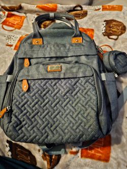 Kids Diaper Bag Backpack Versatile Bag Travel Mummy Bag with Changing Pad & Accessories