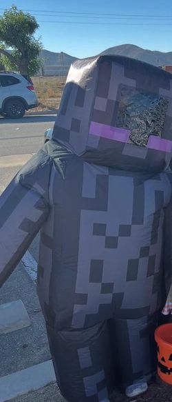 Minecraft enderman inflatable costume