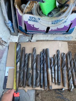 Machinist Lathe Tooling Lot 17 pz- Morse Taper Drills South Bend Logan