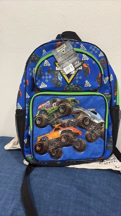 Monster jam backpack 16”