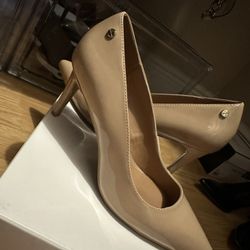 Calvin Klein Nude Heels