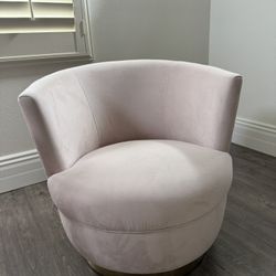 Z Gallerie Accent Chair Blush Pink- Excellent Condition