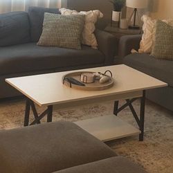 White Farmhouse Coffee Table