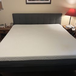 King Size Memory Foam Mattress And Frame