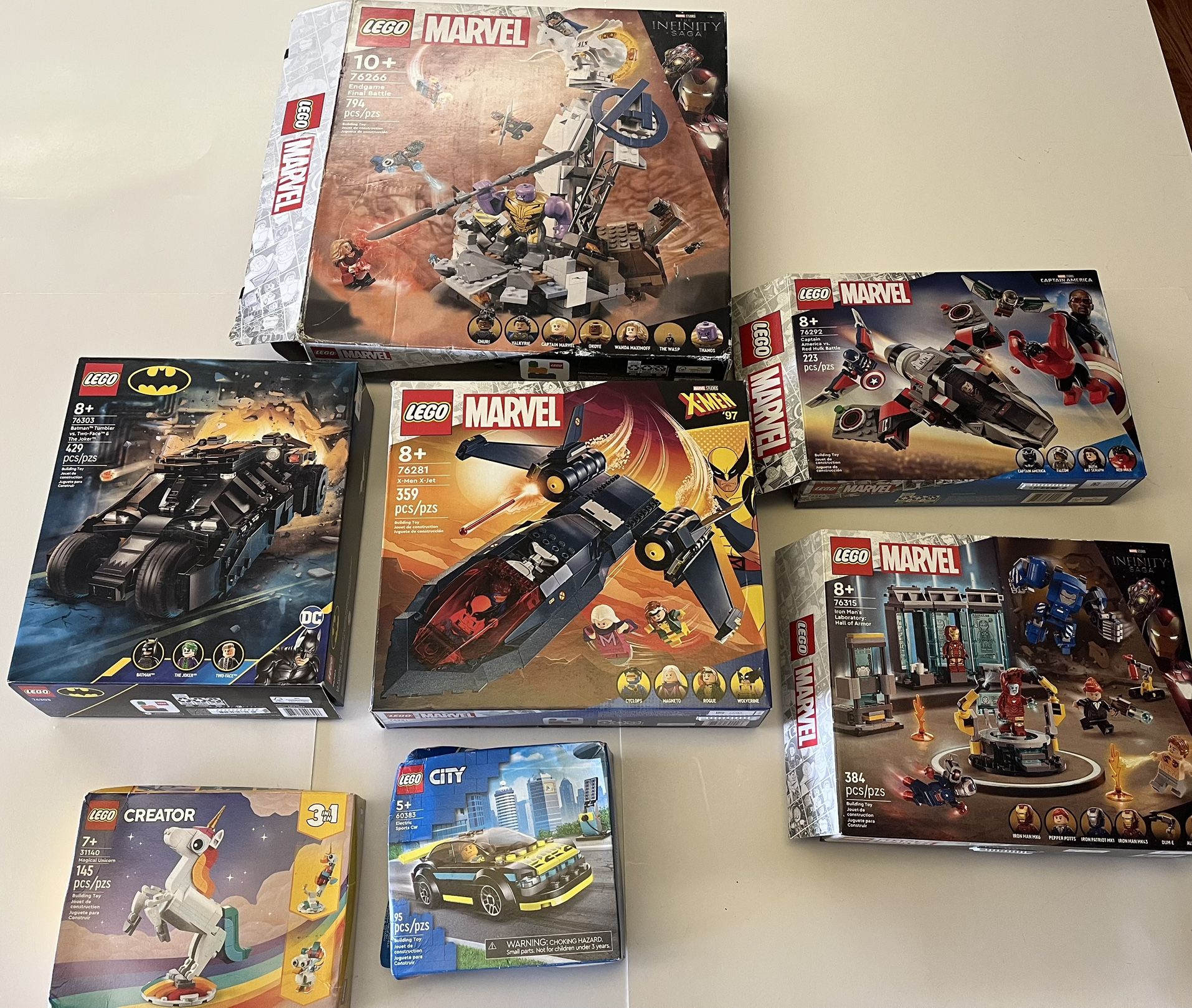 LEGO SUPERHEROES (OPEN BOX) Bundle - 7 Sets