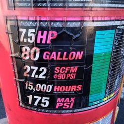 Husky Pro 80 Gallon Two Stage Air Compressor Bundle