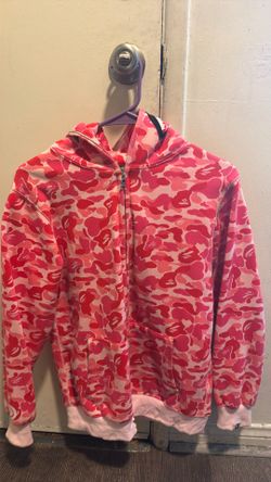 Pink Bathing Ape Zip Up