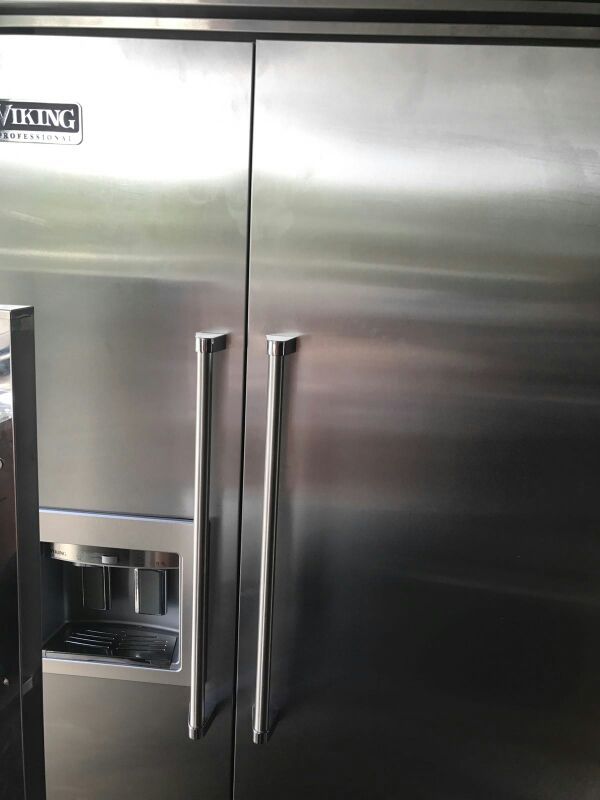 Viking 48 stainless steel built in refrigerator with guaranteed