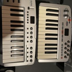 2 M-audio MIDI Controller Keyboards