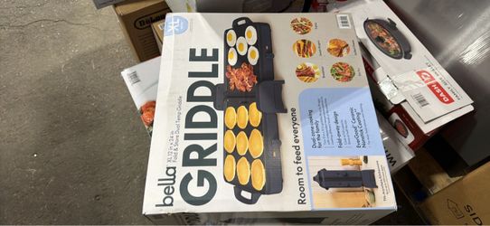 Bella XL Fold & Store Dual Temp Electric Griddle - 12" x 24" (New in Box)