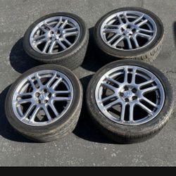 4 — 215/45r17 5x100 5x3.94 Stock Scion TC Celica 86 Frs BrZ Impreza Matrix Wheels Rims Tires!!!!