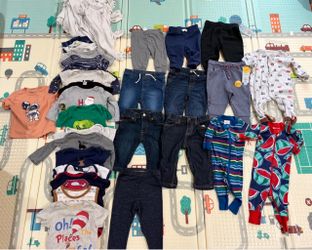 Cute Baby clothes - 6 to 12 months - onesie bodysuits pants
