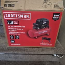 Craftsmen 2gal  Portable Aircompresson 