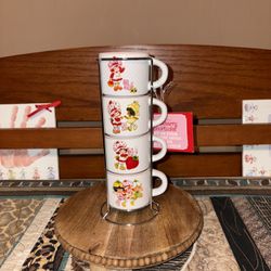 Strawberry Shortcake Espresso Mug Stack