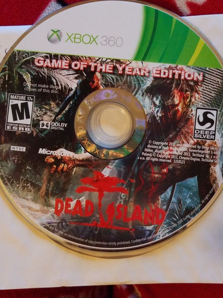 Dead Island Game of The Year Edition Xbox 360