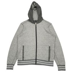 Lululemon Hoodie Mens Size Large L Gray Jacket Sweatshirt Terry Cloth Full Zip